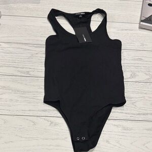 Fashion Nova Classic Black Bodysuit